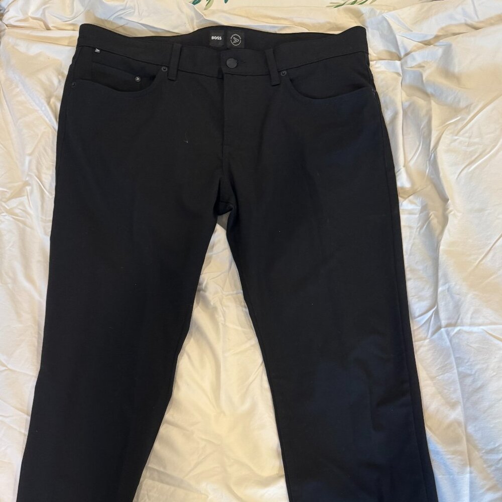 BOSS Black Slim Straight leg Five Pocket Pants Size 36/31
